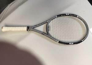 Head Flexpoint 6 Mid Plus Strung Tennis Racquet, grip size 4-1/4
