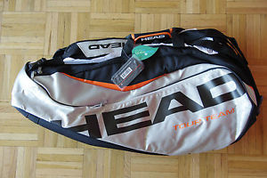 HEAD Tour Team 12R MonsterCombi Tennis Bag-Silver/Black