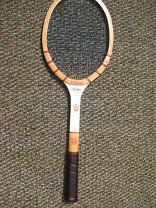 Vintage Jack Kramer Autograph Wooden Tennis Racquet Wilson