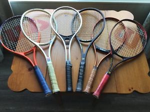 Tennis Racquets. 6 In His Group.