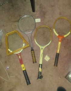 Vintage tennis rackets lot