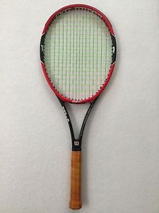 Wilson Pro Staff RF97 Autograph Tennis Racket 4 1/4 w/ Luxilon ALU & Hyper G 16g