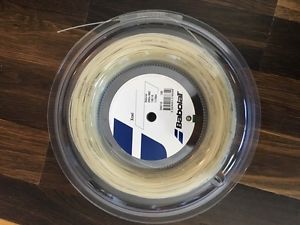 BRAND NEW Reel of Babolat XCEL Tennis String 16G 660FT 220M - Natural - US STOCK
