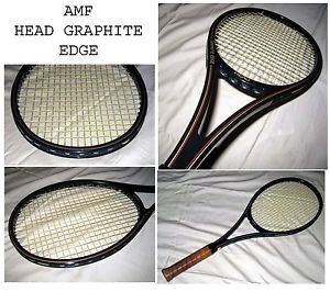Head Graphite Edge Tennis Rackets Leather Grip  4 - 5/8 Grip