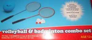 NEW Play Right Volleyball and Badminton Set Backyard or Beach Play FREE SHIPPING