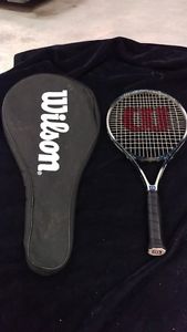 Used Wilson Tennis Racquet Racket Sports Sporting Goods Titanium Pro Fitness