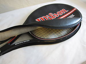WILSON GRAPHIC MATRIX MIDSIZE TENNIS Racquet 4 1/4 (L2) with Cover - USED