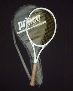 PRINCE SPECTRUM COMP SERIES 110 TENNIS RACQUET CASE WHITE 4 1/2" GRIP #963