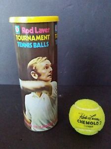 Vintage Rob Laver Tournament Tennis Balls
