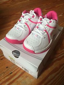 Wilson Envy Jr Girls Tennis Sneakers Size 11 White/pink NEW!