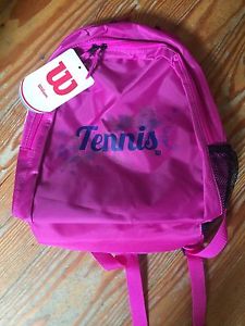 Girls Juniors Wilson Tennis Backpack Pink NEW!