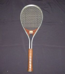 HEAD VINTAGE ALUMINUM "EDGE" TENNIS RACQUET, ORIGINAL 4 5/8" GRIP #986