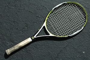 Wilson Ncode N Pro Open 100 head 4 1/8 grip L 1 Tennis Racquet
