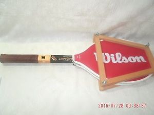JIMMY CONNORS WILSON CHAMPION MADE IN USA VINTAGE WOOD TENNIS RACQUET