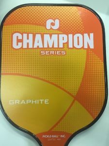 Champion Graphite Pickleball Paddle - Orange - Pickleball Inc. - New w/ Bag