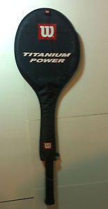 Wilson Badminton Titanium Power Racket With Pocket Sports