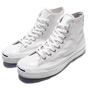 Converse Jack Purcell Signature Leather Triple White Mens Casual Shoes 153585C