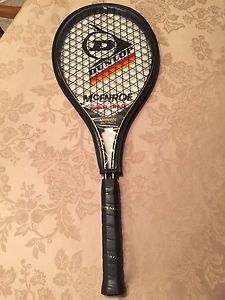 Vtg Dunlop McEnroe Mad Raq - Metal Tennis Racquet with Case