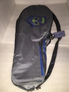 Prince Double Bag Racket Racquet 29 Inches Double Zipper Gray Blue