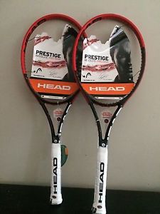 HEAD PRESTIGE S Tennis Racquets Set Of 2 4 1/4" Grip Brand New