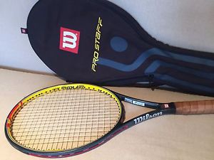 Wilson Hyper Carbon Pro Staff Tour 95 (grip 4 1/2) - New strings and cover