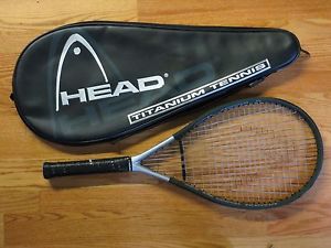 Head Ti.S7 4 3/8 Oversized Tennis Racket w/Cover & New Grip, Made In Austria