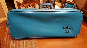RARE Vintage ADIDAS  Tennis Racket Ball Suitcase Zip Carry Bag - Orig Lock