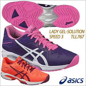 New Asics Japan Tennis Shoes LADY GEL-SOLUTION SPEED 3 TLL767 ALL COURT Women's