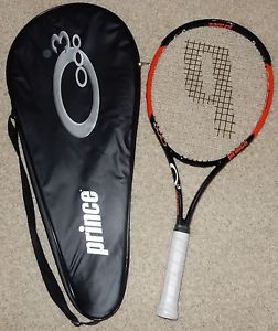 Prince Tennis Racquet 4 1/2 O3 Hybrid Orange Oversize