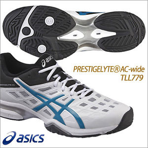 New Asics Japan Tennis Shoes PRESTIGELYTE WIDE TLL779 ALL COURT Men's Women's