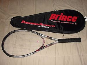 PRINCE TI THUNDER SUPER LITE TENNIS RACKET - 4 3/8 GRIP -  w/CASE - IZI