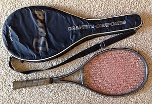 Vintage Bard Graff Fire Tennis Racquet 4 3/8 Grip Mid Plus Graphite Composite