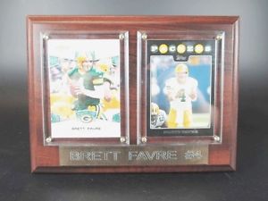 Planche Favre Vert Bay Packers Photo Murale Bois 20 cm,Plaque NFL Football
