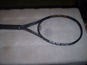 Head Protector Oversize 115 head 51/8 grip Tennis Racquet w Case Electronic