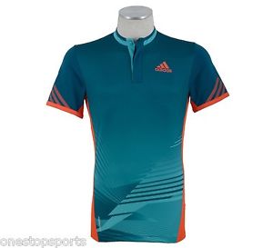 Adidas De Hombre Adizero polo Tenis camiseta Deportivo Varios tamaños