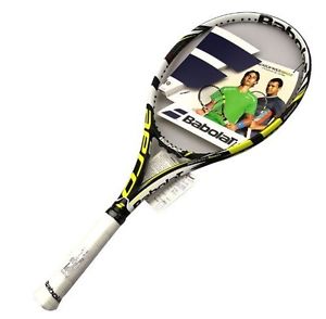 NEW BABOLAT AERO PRO TEAM 4-3/8 WITH PREMIUM PADDED COVER BAG.