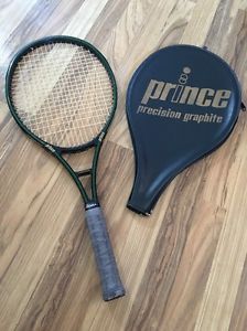 Prince 1987 Original Graphite 110 4 Pinstripes 4 1/2" Tennis Racquet USED
