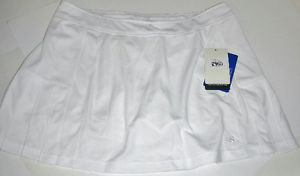 New Balance Mid Rise Tennis Skirt, White, Large Ice Fit waist 33", length 14"