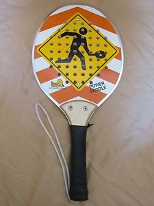 THE PADDLE COMPANY, INC. "POWER" PLATFORM PADDLE TENNIS RACQUET CANADIAN MAPLE