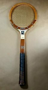 Vintage Wilson Chris Evert Autograph Wood Tennis Racquet Racket 4 1/4 SHIPS FREE