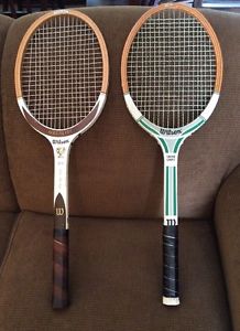 Vintage Wilson Wood Tennis Racquets 1970s (2)