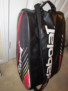 BABOLAT AERO RED LINE NADAL SIGNATURE ISOTHERMAL COMPARTMENT RACQUET TENNIS BAG