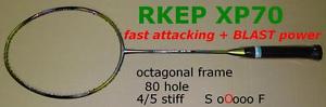 final SALE - RKEP PRO XP70 badminton racket racquet