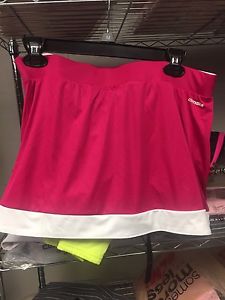 New Women's Medium Adidas Climalite Pink Galaxy Skort