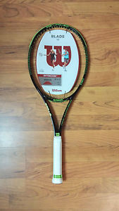 New Wilson Blade 98 Tennis Racquet 16 x 19 Grip 4 3/8, FREE SHIPPING