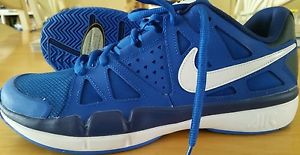 Nike Men's Air Vapor Advantage Tennis Shoes Hyper Cobalt/White-Royal 599359 414