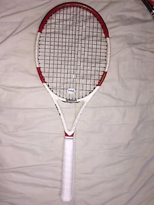 Wilson 6.1 95L Tennis Racquet With Leather Base Grip, Sz 4 1/4