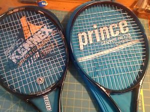Prince Graphite Pro Xb Over Size 4-1/2 And Pro Kennel Ascent 105 4-1/4