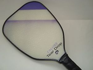 SUPER NEW ENGAGE ENCORE TEAR DROP PICKLEBALL PADDLE ENHANCED CONTROL SPIN PURPLE