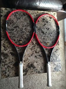 Slightly Used Wilson Pro Staff 97 LS Tennis Racquets READ DESCRIPTION 2/$200